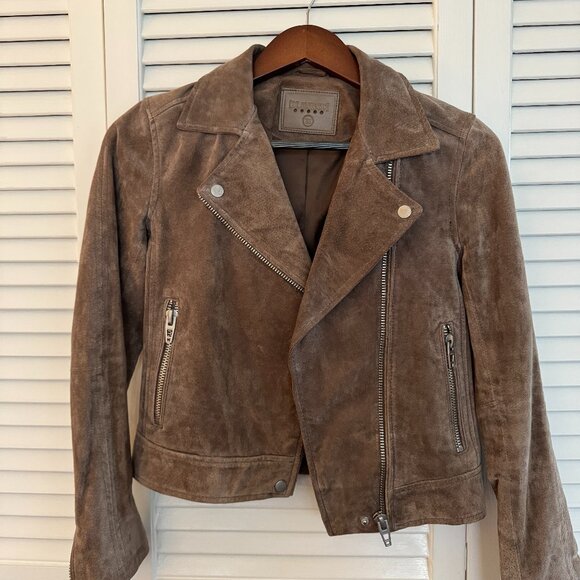 Blank NYC Suede Moto Jacket - Picture 1 of 8